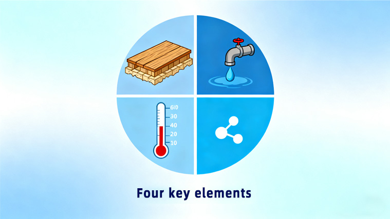 الحقيقة وراء نمو العفن تحت ألواح القاعدة المصنوعة من الفينيل