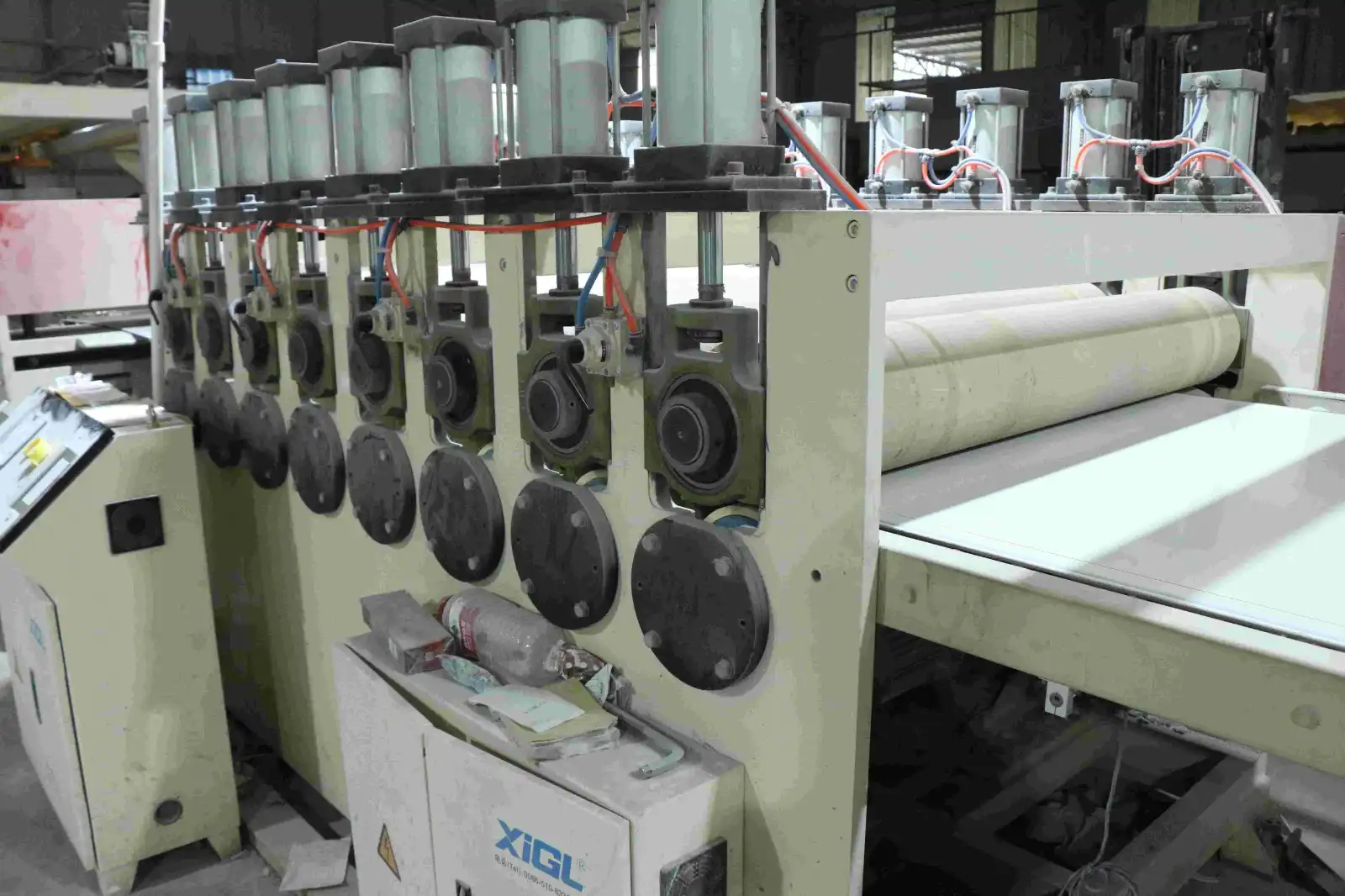 Sitio de producción de paneles de pared