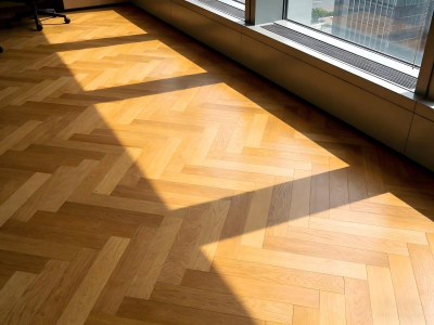 أرضيات فينيل فاخرة بنمط متعرج