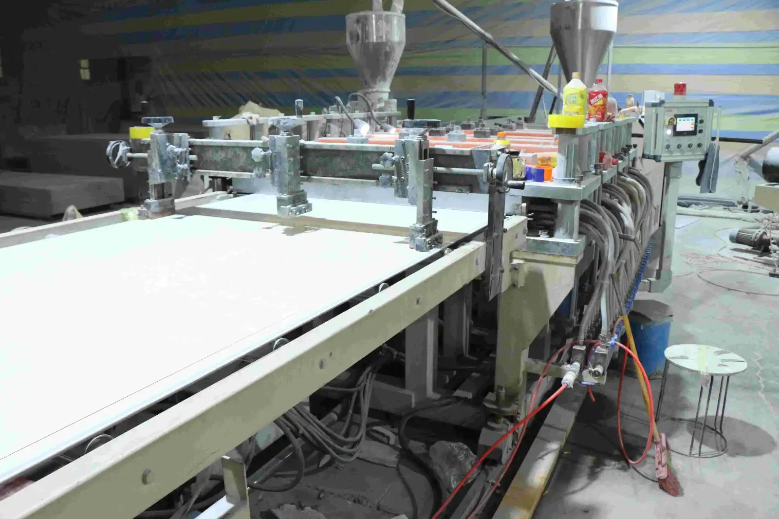 Sitio de producción de paneles de pared