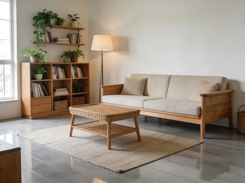 Ламинированный пол из темного дуба Ламинированный пол из темного дуба