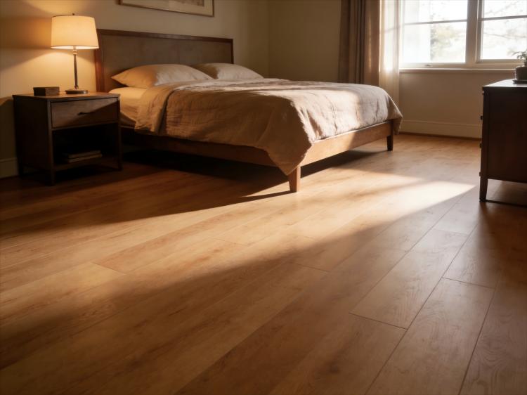 Plancher stratifié en chêne blanc Plancher stratifié en chêne blanc