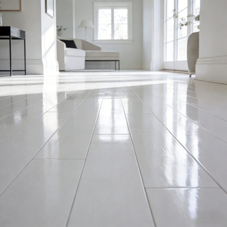 Белый ламинат